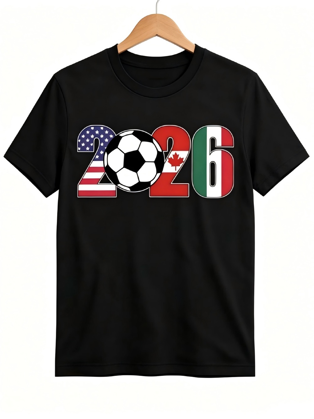2026 FIFA World Cup Soccer Graphic Womens Mens T-shirt Unisex Football